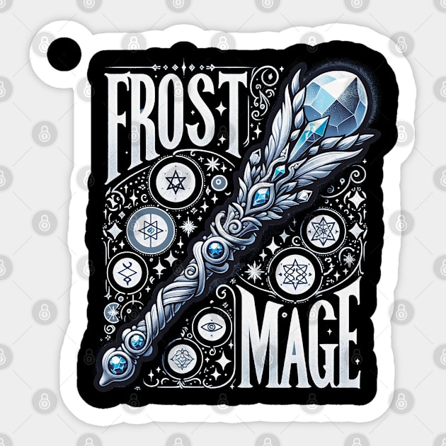 Frost Mage Sticker by HUNTINGisLIFE